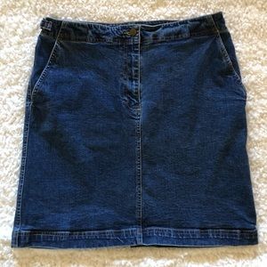 Lauren Jeans Co. Denim Jean Skirt Size 8